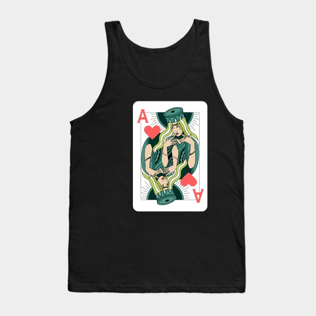Ace of Hearts Tank Top by Studio-Sy